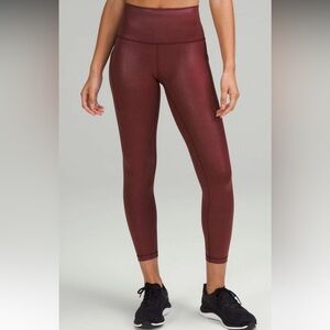 Lululemon Wunder Train High-Rise Tight with Pockets 25” *Foil